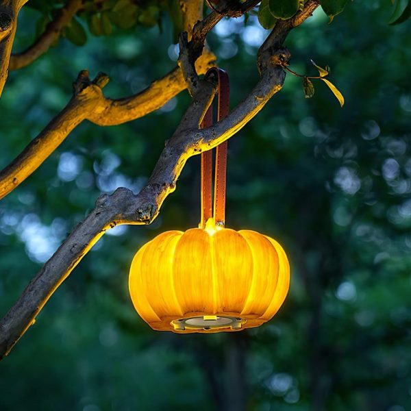 pumpkin portable table lamp