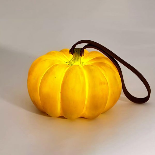 pumpkin portable table lamp