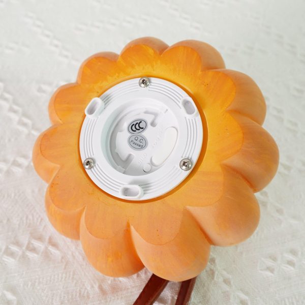 pumpkin portable table lamp