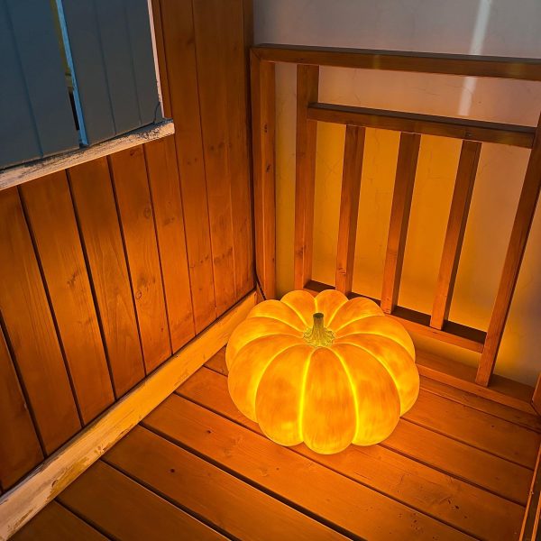 pumpkin table lamp
