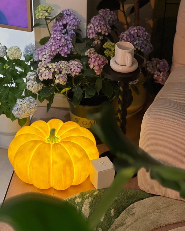 pumpkin table lamp