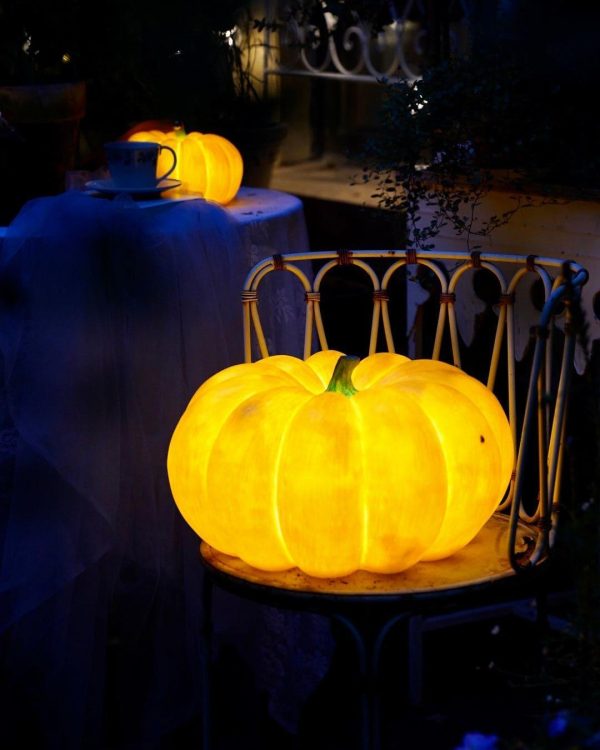 pumpkin table lamp