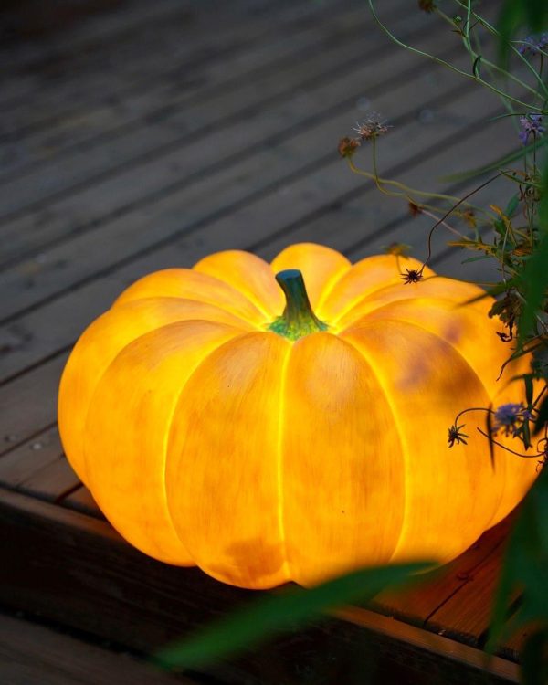 pumpkin table lamp