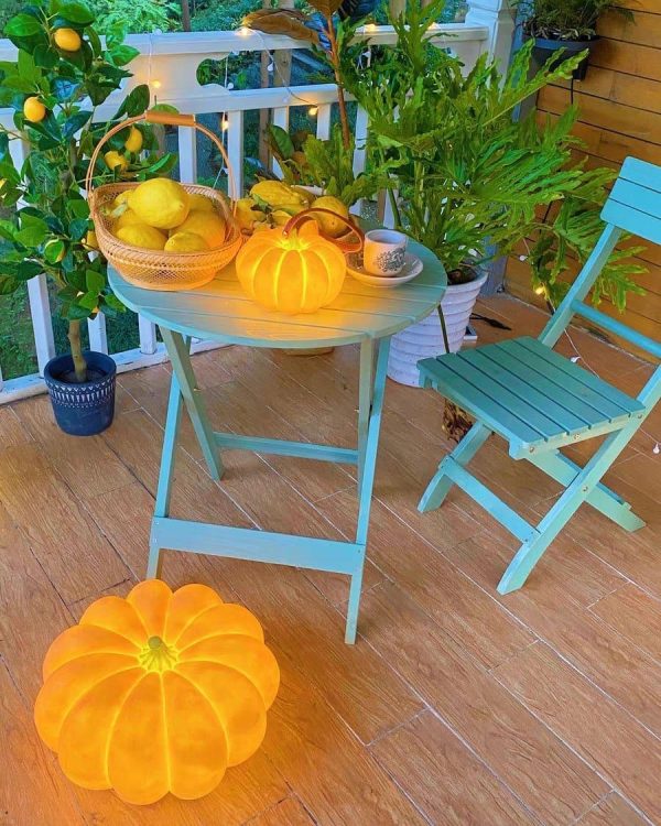 pumpkin table lamp