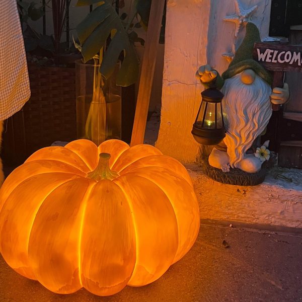 pumpkin table lamp