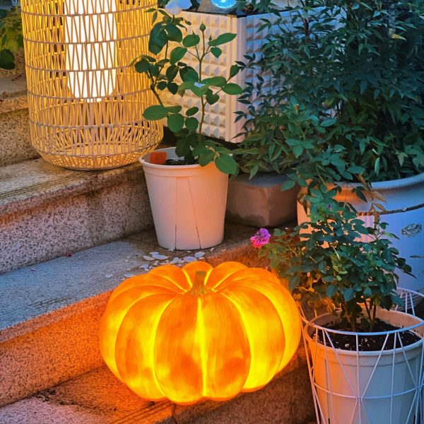 pumpkin table lamp