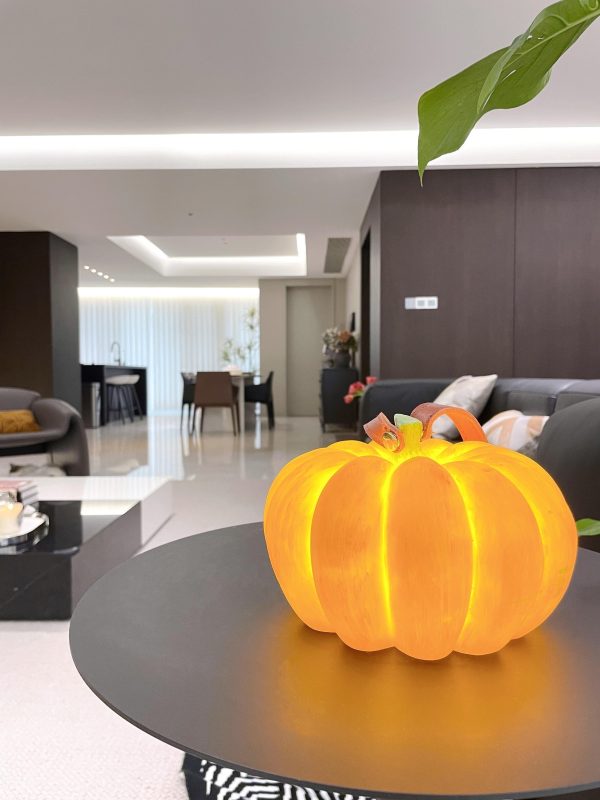 pumpkin table lamp