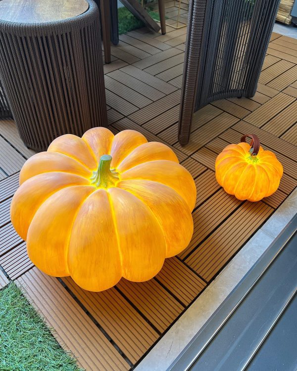 pumpkin table lamp