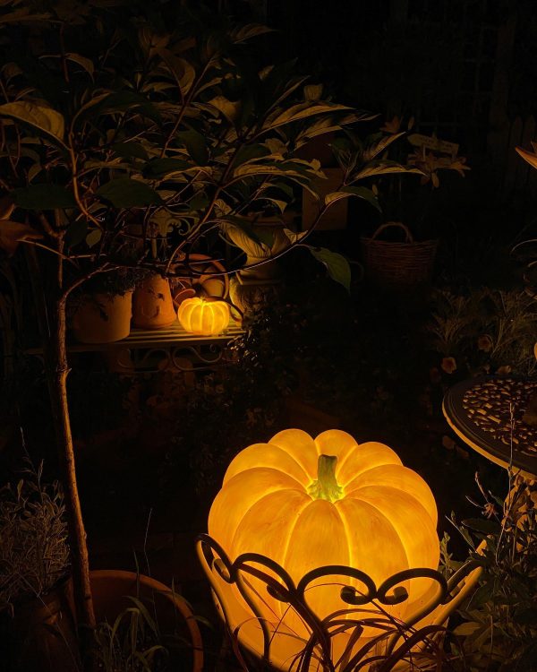 pumpkin table lamp
