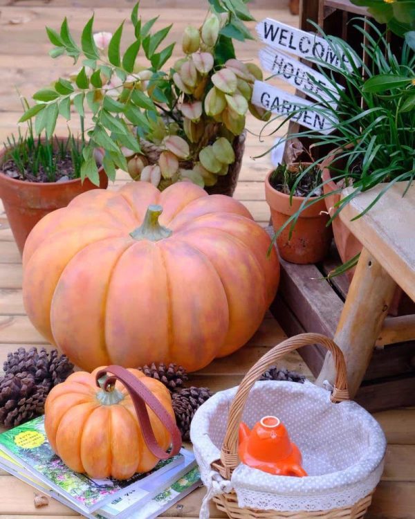 pumpkin table lamp