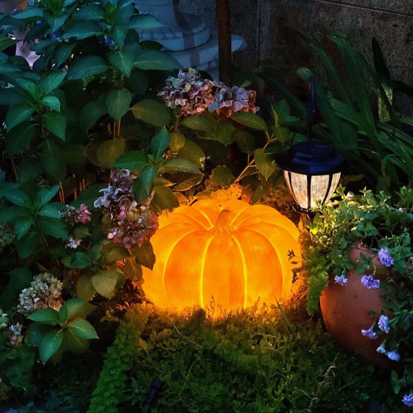 pumpkin table lamp