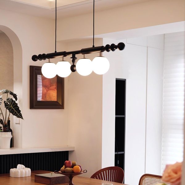 roman column chandelier