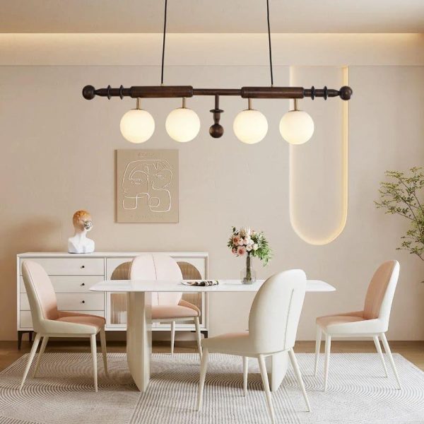 roman column chandelier