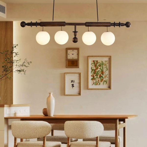 roman column chandelier