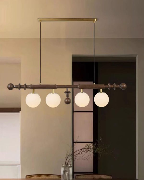 roman column chandelier