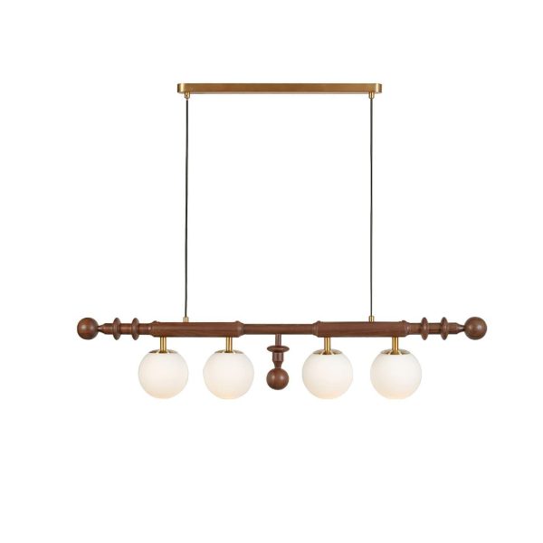 roman column chandelier