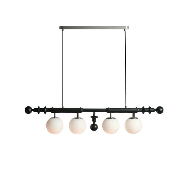 roman column chandelier