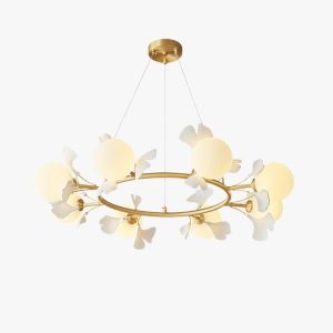 rosalia ginkgo chandelier