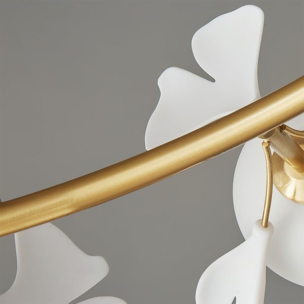 rosalia ginkgo chandelier