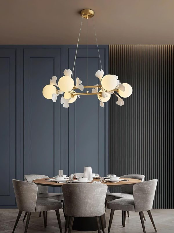 rosalia ginkgo chandelier