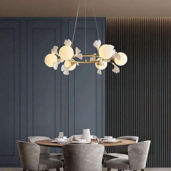 rosalia ginkgo chandelier