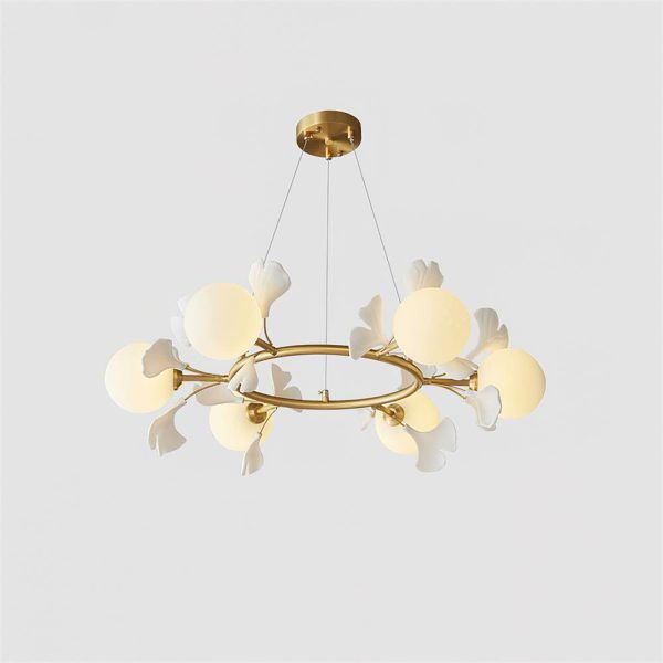 rosalia ginkgo chandelier