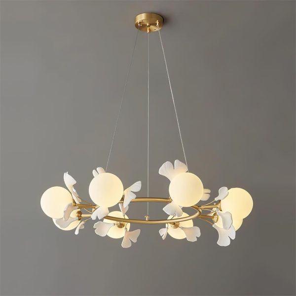 rosalia ginkgo chandelier
