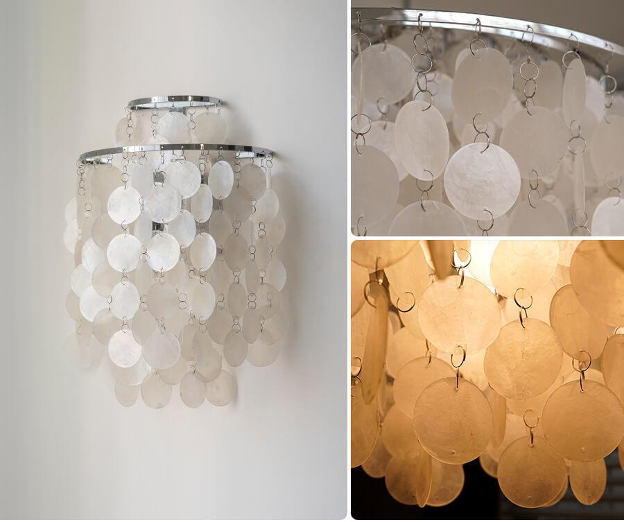 sea shell fun 1wm wall lamp