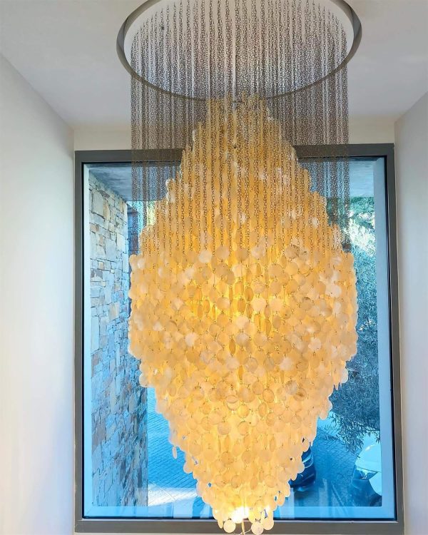 sea shell fun large chandelier