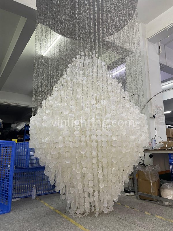 sea shell fun chandelier