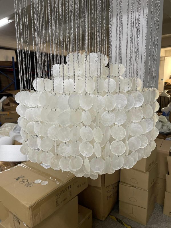 sea shell fun chandelier