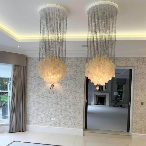 sea shell fun chandelier