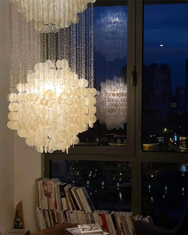 sea shell fun chandelier