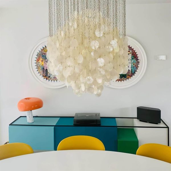 sea shell fun chandelier