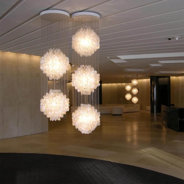 sea shell fun chandelier
