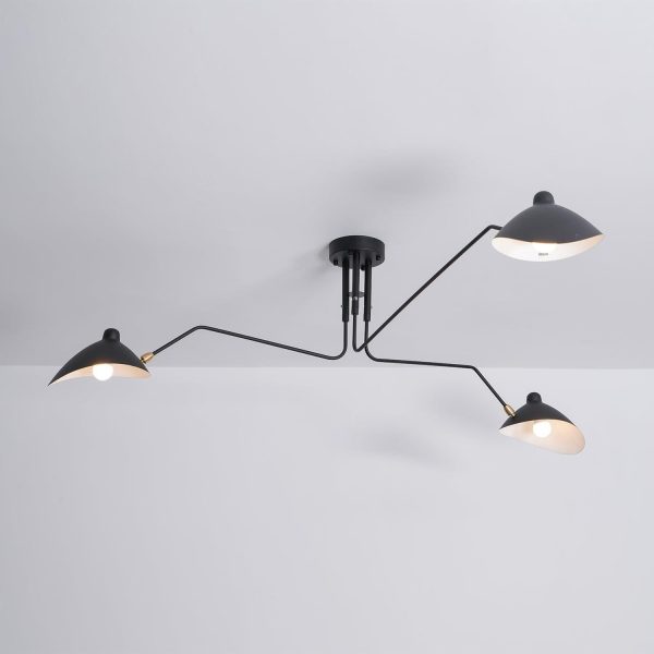 serge mouille ceiling light