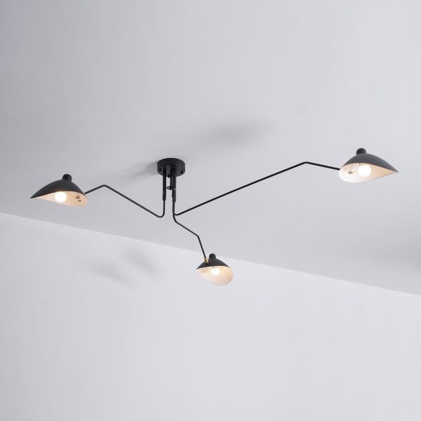 serge mouille ceiling light