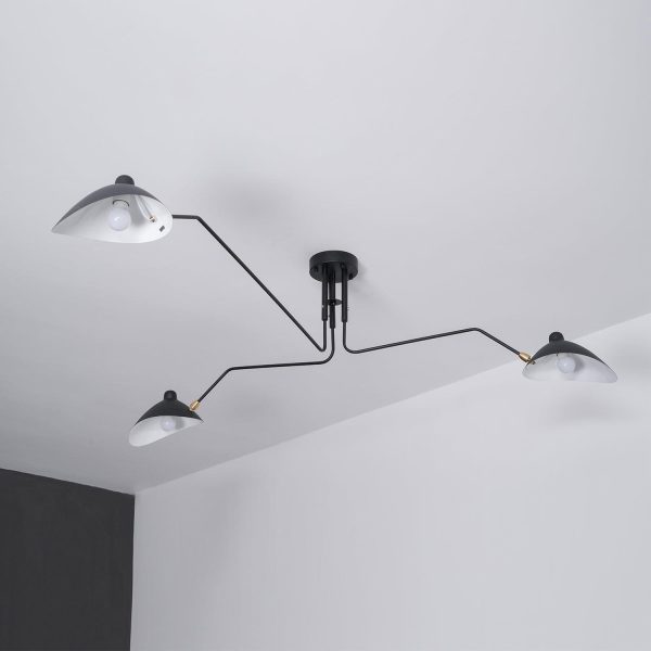 serge mouille ceiling light