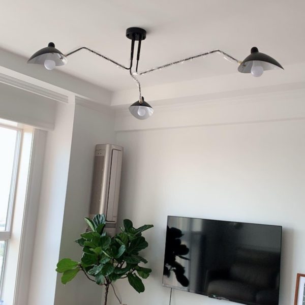 serge mouille ceiling light