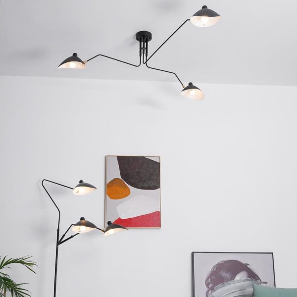 serge mouille ceiling light