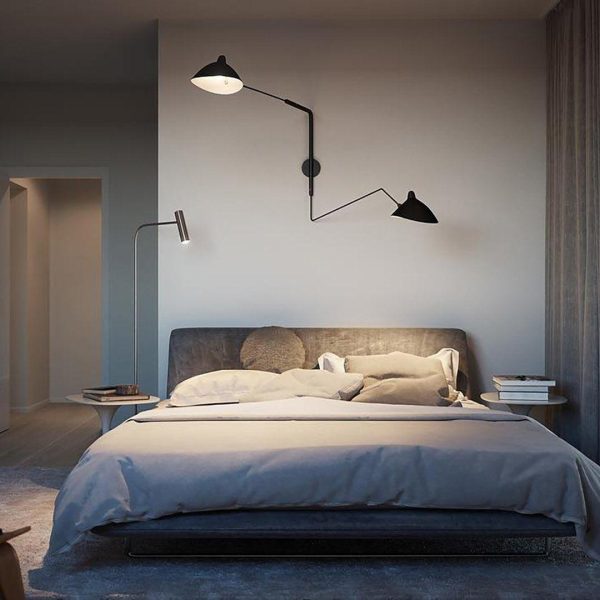 serge mouille wall sconce