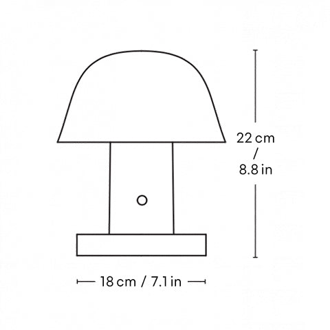 Setago_JH27_Table_Lamp_size