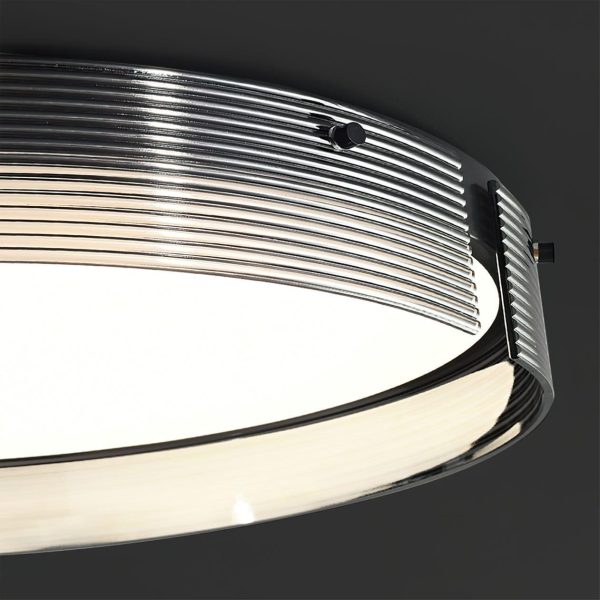 stripe brass ceiling lamp