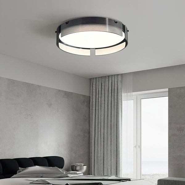 stripe brass ceiling lamp