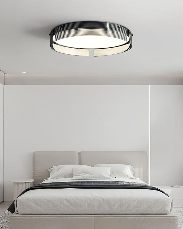 stripe brass ceiling lamp
