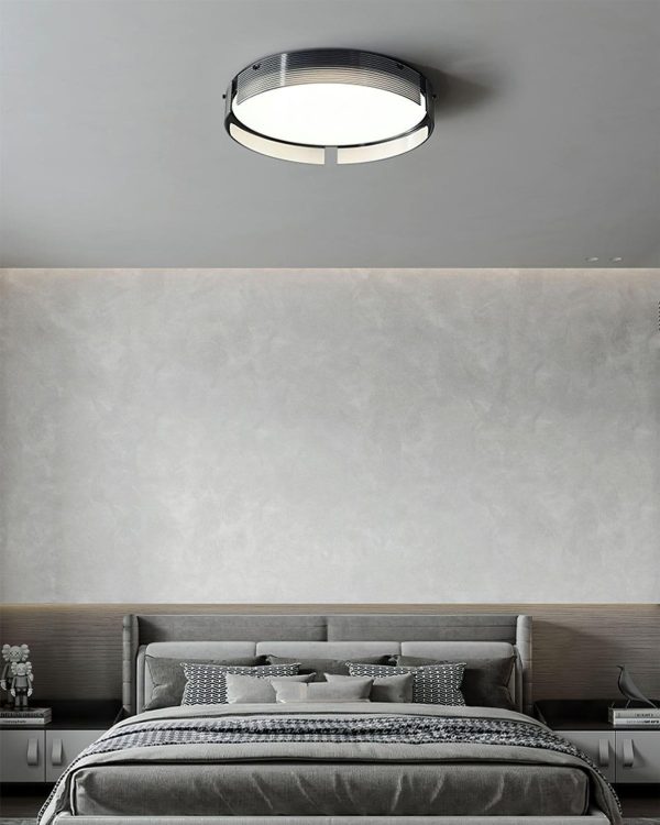 stripe brass ceiling lamp