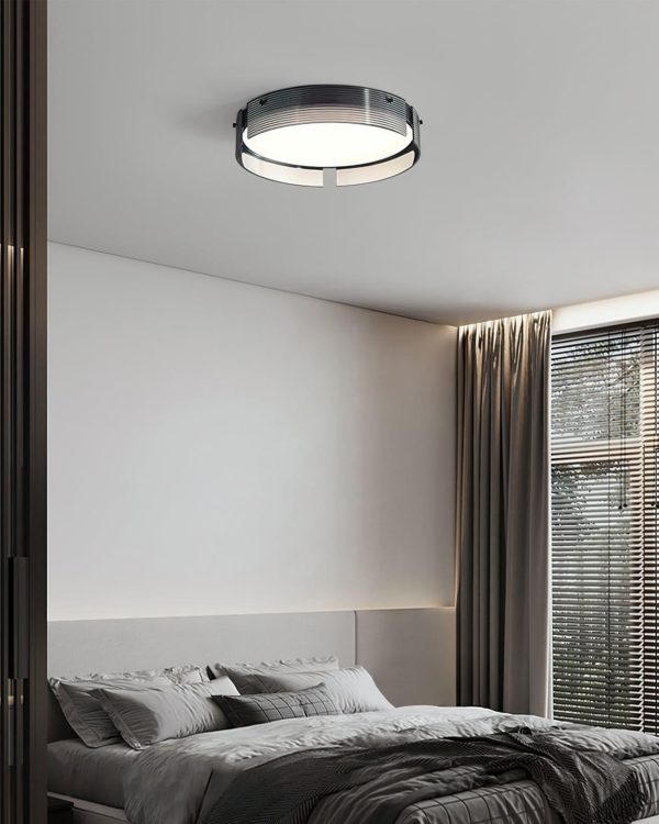 stripe brass ceiling lamp