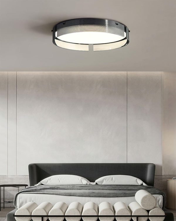 stripe brass ceiling lamp