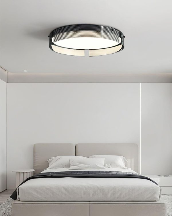 stripe brass ceiling lamp