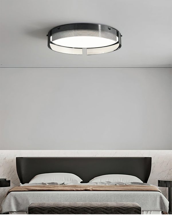 stripe brass ceiling lamp